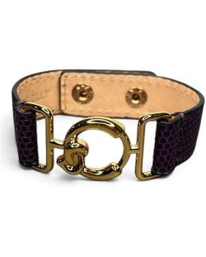 Coccinelle Accessoires ,Zwart ,Leer Armband - Bruin