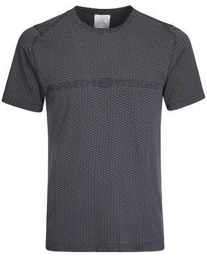 ROA Tops ,Zwart ,Dryarn Lichtgewicht Naadloos T-Shirt - Grijs