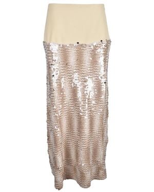 Erika Cavallini Semi Couture Maxi Skirts - Natural