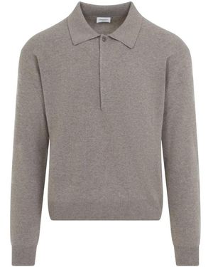 Saint Laurent Polo Shirts - Gris