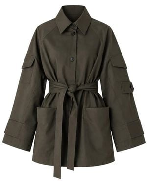 MEIMEIJ Belted Coats - Grey