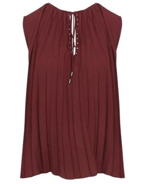 Liu Jo Sleeveless Tops - Red