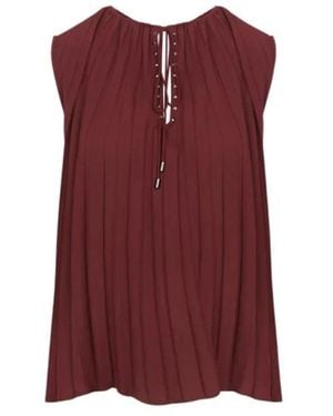 Liu Jo Sleeveless Tops - Red