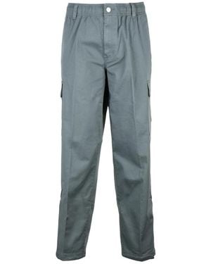 Calvin Klein Straight Trousers - Blue
