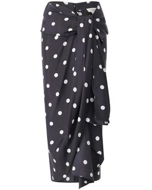 Sportmax Rokken ,Blauw ,Midi Rok - Zwart
