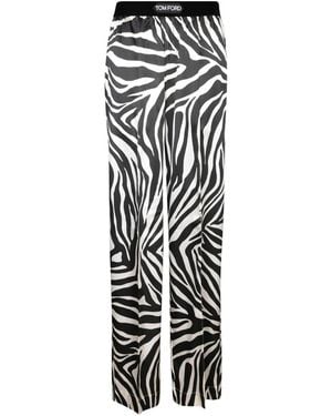 Tom Ford Wide Trousers - Zwart