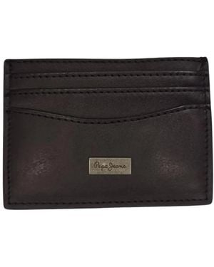Pepe Jeans Compact Cardholder - Zwart
