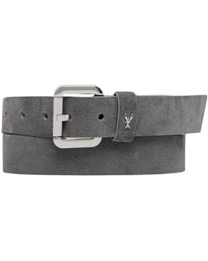 Patrizia Pepe Accessoires ,Grijs ,Leer Suede Riem