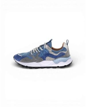 Flower Mountain Trainers - Blue