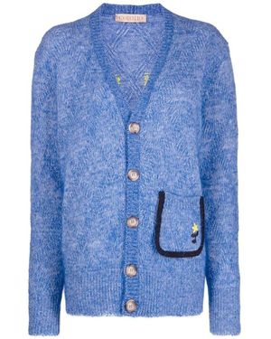 Cormio Truien & Vesten ,Blauw ,Wol Renato Cardigan