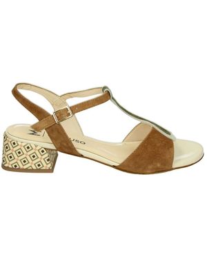 Melluso K35579 Hoge Hak Sandalen - Metallic