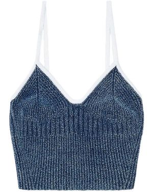 DIESEL Tops ,Blauw ,Mouwloze Top
