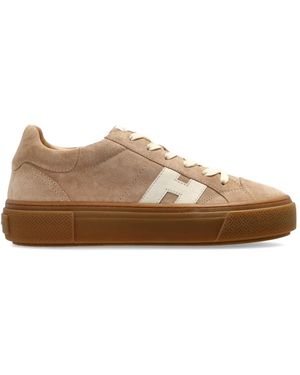 Hogan H705 Suède Sneakers - Bruin