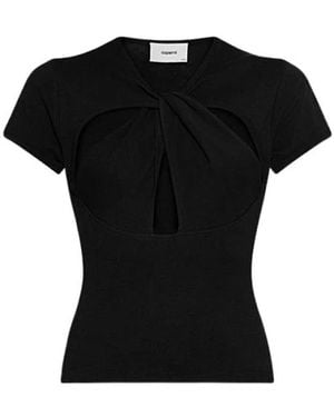 Coperni Kurzarm-T-Shirt - Schwarz