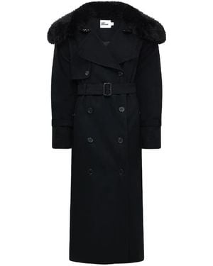 Self-Portrait Trench Coats - Black