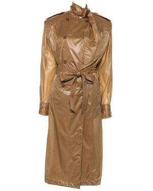 Saint Laurent Trench Coats - Neutro