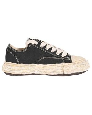 Maison Mihara Yasuhiro Schoenen ,Zwart ,Katoen Peterson 23 Sneakers - Wit