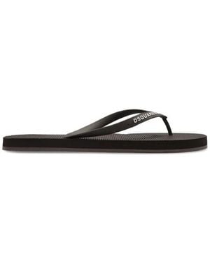 DSquared² Flip Flops - Black