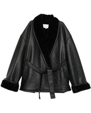 Viktoria Chan Leather Jackets - Black