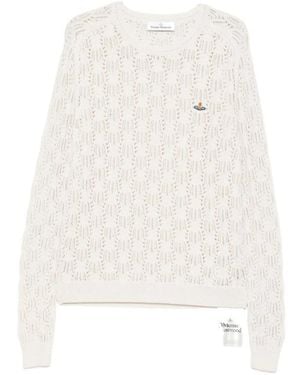 Vivienne Westwood Round-Neck Knitwear - White