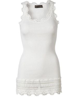 Rosemunde Sleeveless Tops - Blanc
