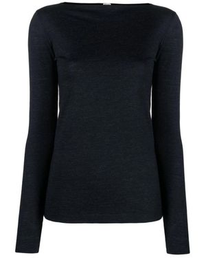 TOTEME Long Sleeve Tops - Nero