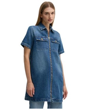 A.P.C. Robe Amanda Denimkleid - Blau