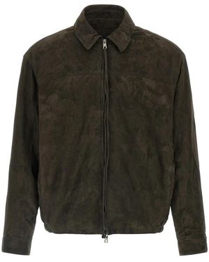 Giorgio Brato Leather Jackets - Verde