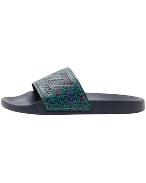 EA7 Sliders - Blue