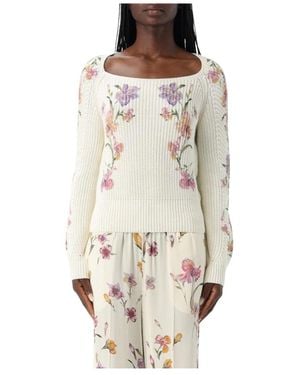 Twinset Round-Neck Knitwear - Neutro
