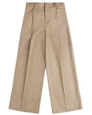 Fay Wide Trousers - Natural