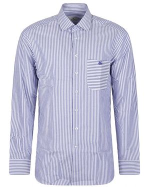 Etro Casual Hemden - Blauw
