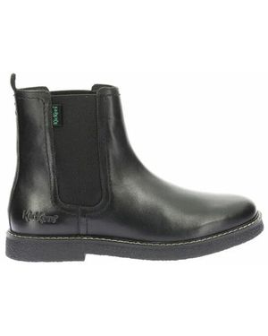 Kickers Bequeme lederstiefel kick lorel - Schwarz