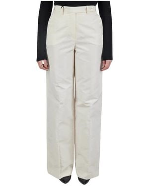 Kiton Wide Trousers - Gris