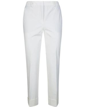 Incotex Cropped Trousers - Blanco