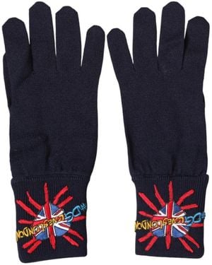 Dolce & Gabbana Gloves - Bleu