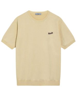 Prada T-Shirts - Natural