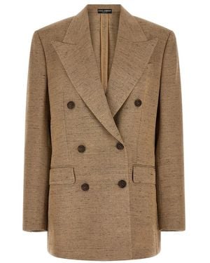Dolce & Gabbana Blazers - Neutro