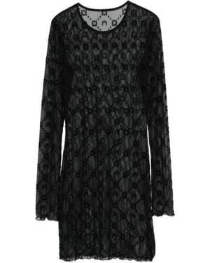 Marine Serre Short Dresses - Zwart