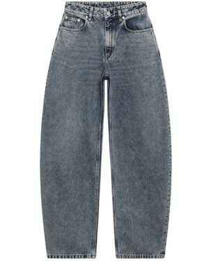 Alaïa Round Denim Jeans - Blauw