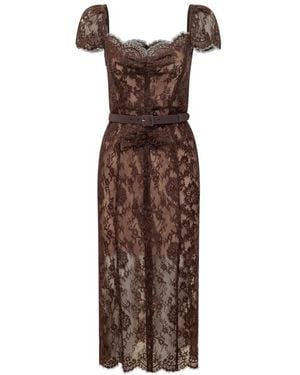 Self-Portrait Party Dresses - Brown