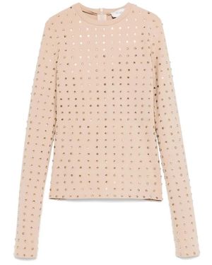 Sportmax Long Sleeve T-Shirts - Natural