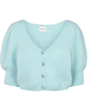American Dreams Manda Alpaca Cardigan - Blauw