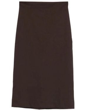 Soeur Pencil Skirts - Brown