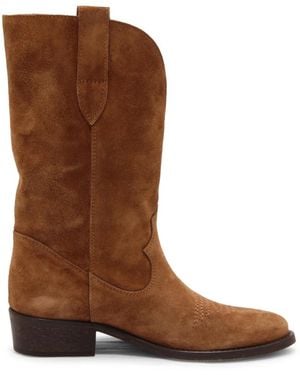 Via Roma 15 High Boots - Marrone