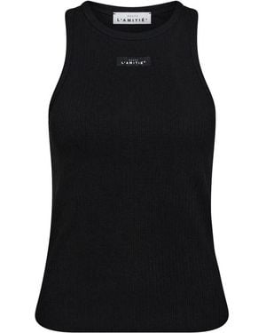 Haute L'Amitié Sleeveless Tops - Black