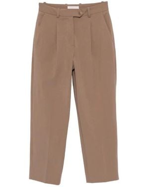 Circolo 1901 Straight Trousers - Brown