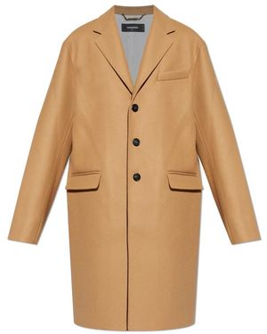 DSquared² Single-Breasted Coats - Neutro