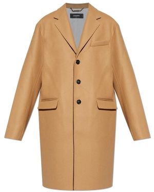 DSquared² Single-Breasted Coats - Neutro