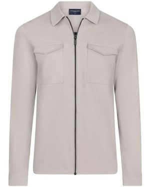 Cavallaro Napoli Zip-Throughs - Grey